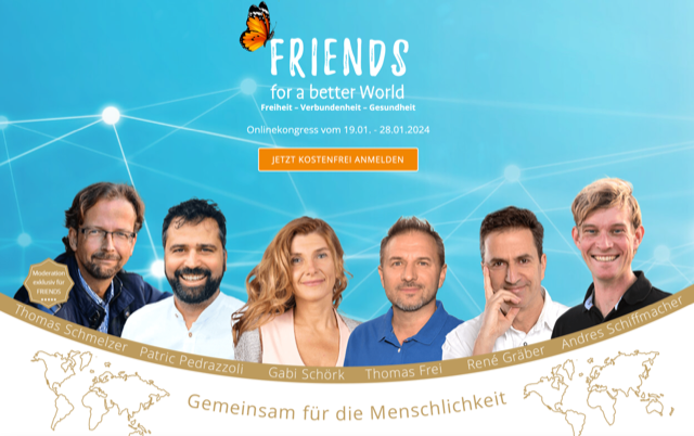 Einladung Friends for a better world